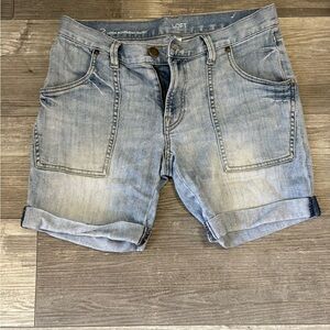 LOFT Light Blue Denim Shorts